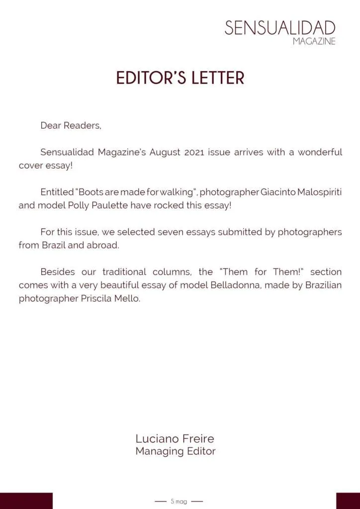 Sensualidad Magazine Agosto 21 — 3